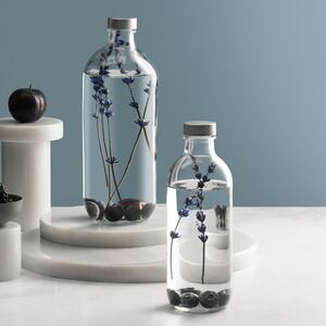 1.1L Pasabahce Reusable Water Bottle - Clear - Set of 2
