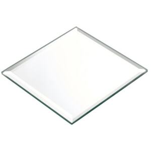 Mirror Candle Plate - Medium - Silver