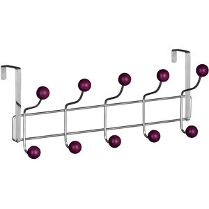 Jaxen Purple Balls Ten Hook Over Door Hanger