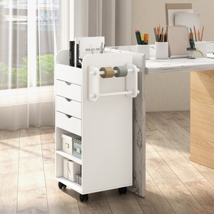Mobile Storage Cabinet with 3 Drawers