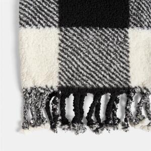 OHS Gingham Tassel Throw