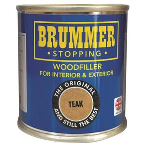 Brummer Wood Filler Teak 250g