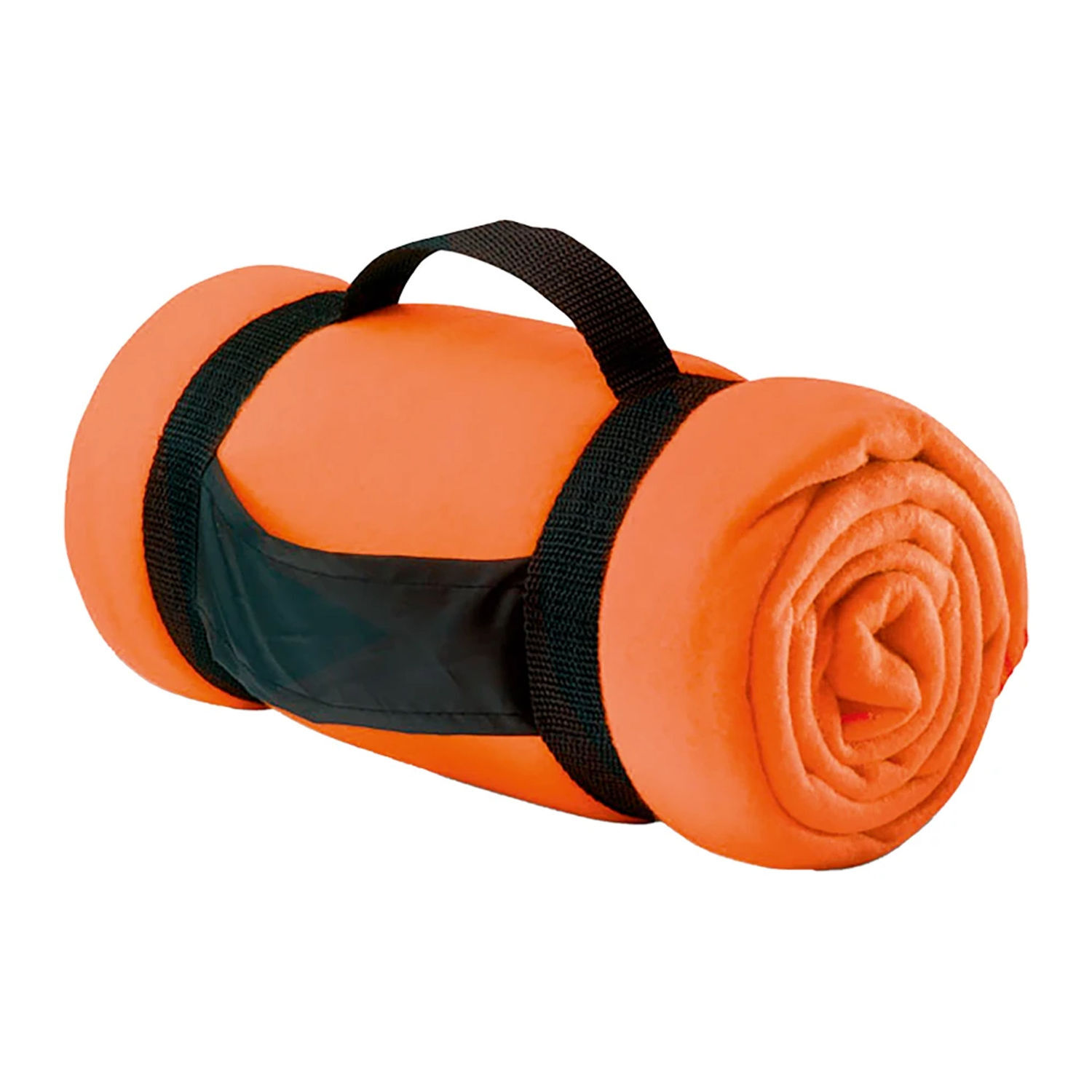 SOLS Stavenger Fleece Plaid Blanket - Bright Orange