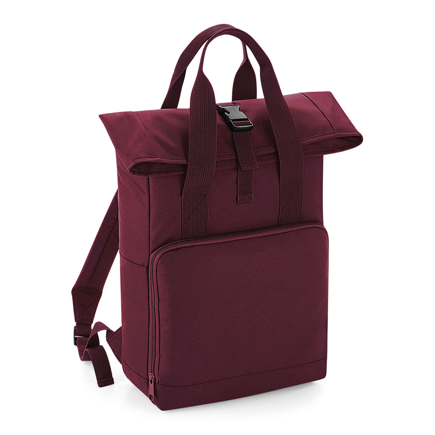 Bagbase Twin Handle Roll-Top Backpack - Burgundy