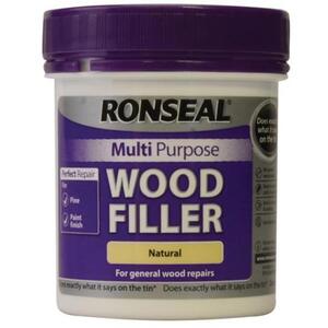 Ronseal Multi Purpose Wood Filler Tub Natural 250G