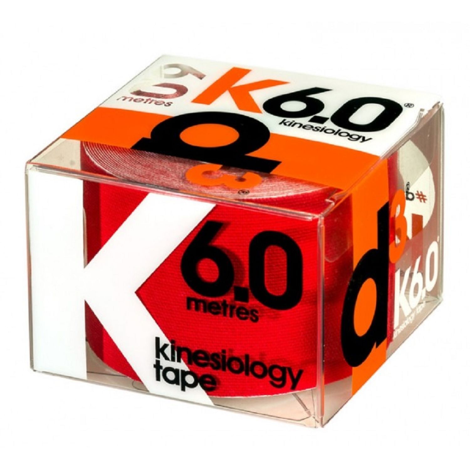 D3 Tape K 6.0 Kinesiology Bandage - Red