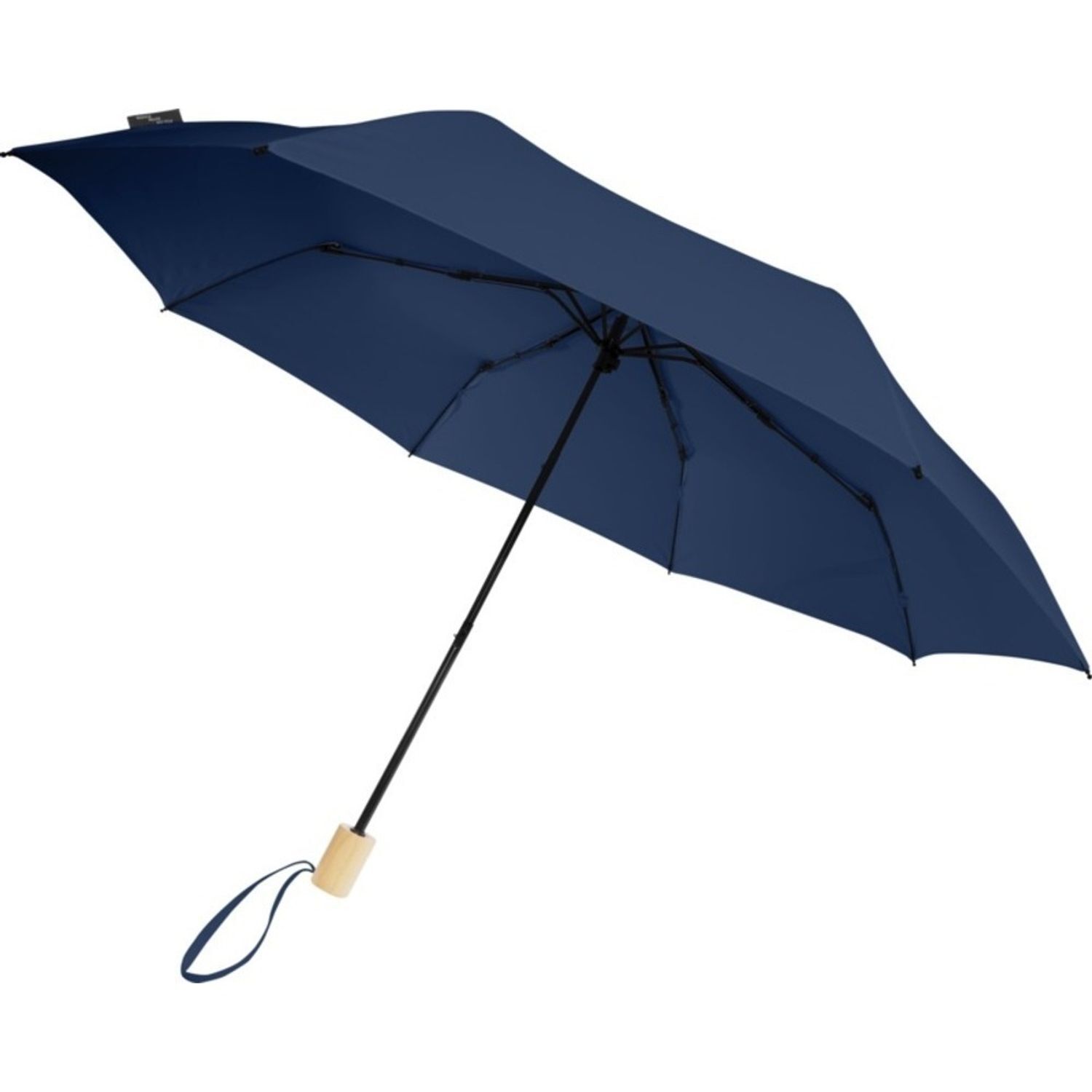Avenue Birgit Recycled Folding Umbrella - Navy