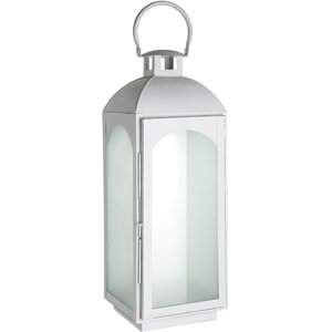Farol White Wash Large Lantern