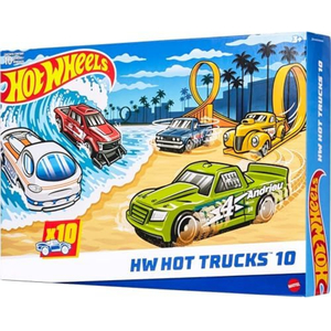 Pack of 10 Hot Wheels Toy Trucks