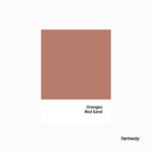 Hemway Chalk Paint Flat Matt Red Sand 1L