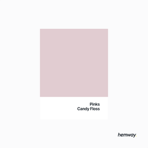 Hemway Chalk Paint Flat Matt Candy Floss Pink 1L