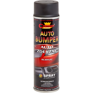 500 mL Black Plastic Bumper Paint Acrylic Spray for PP & ABS Car Trim