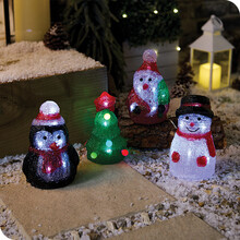 christmas, acrylic lights