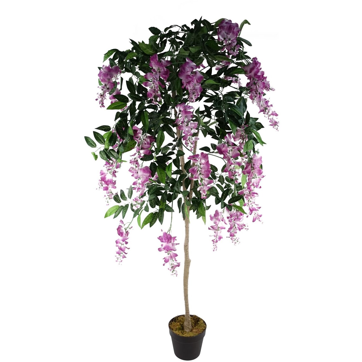 150cm Artificial Tree with Botanically Accurate Foliage - Purple