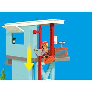 Lifeguard Tower with Beach Buggy