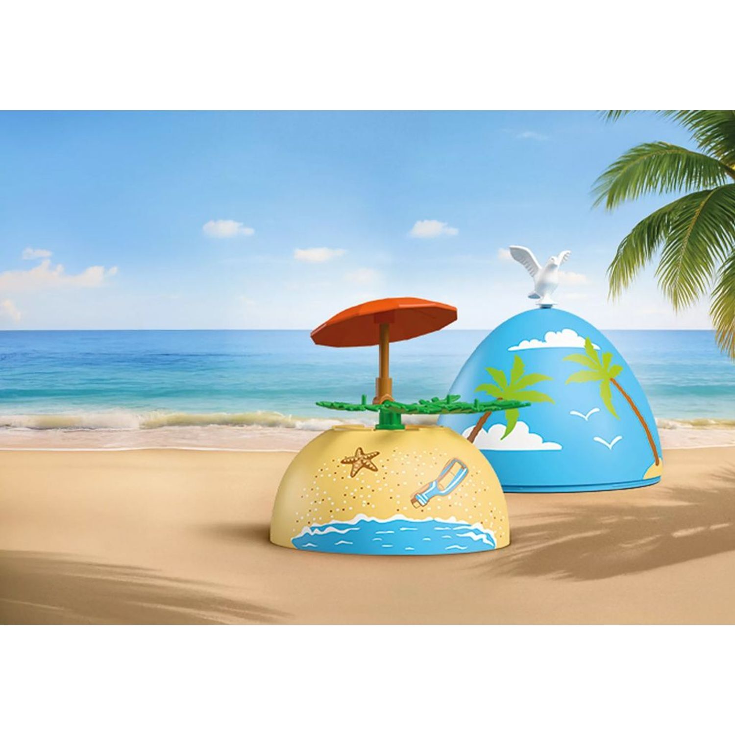 Vacation at the Beach Gift Egg - Yellow