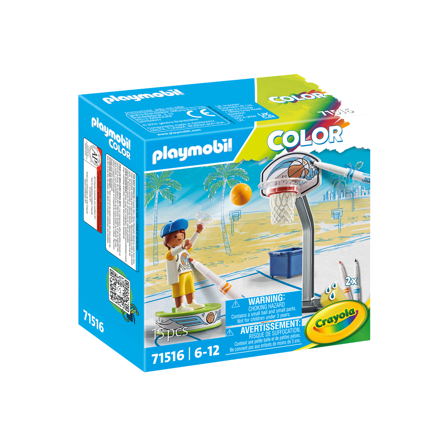 Playmobil Color Basketball player - White