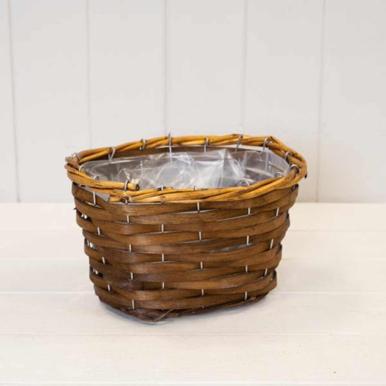  - Charming Oval Brown Trough For Home Decor - Image 3