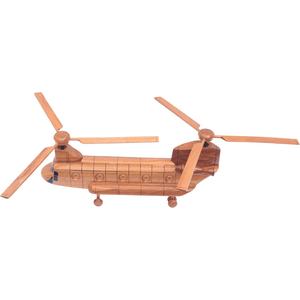 CH-47 Chinook Wooden Helicopter - EXTRA LARGE Premium Display Model