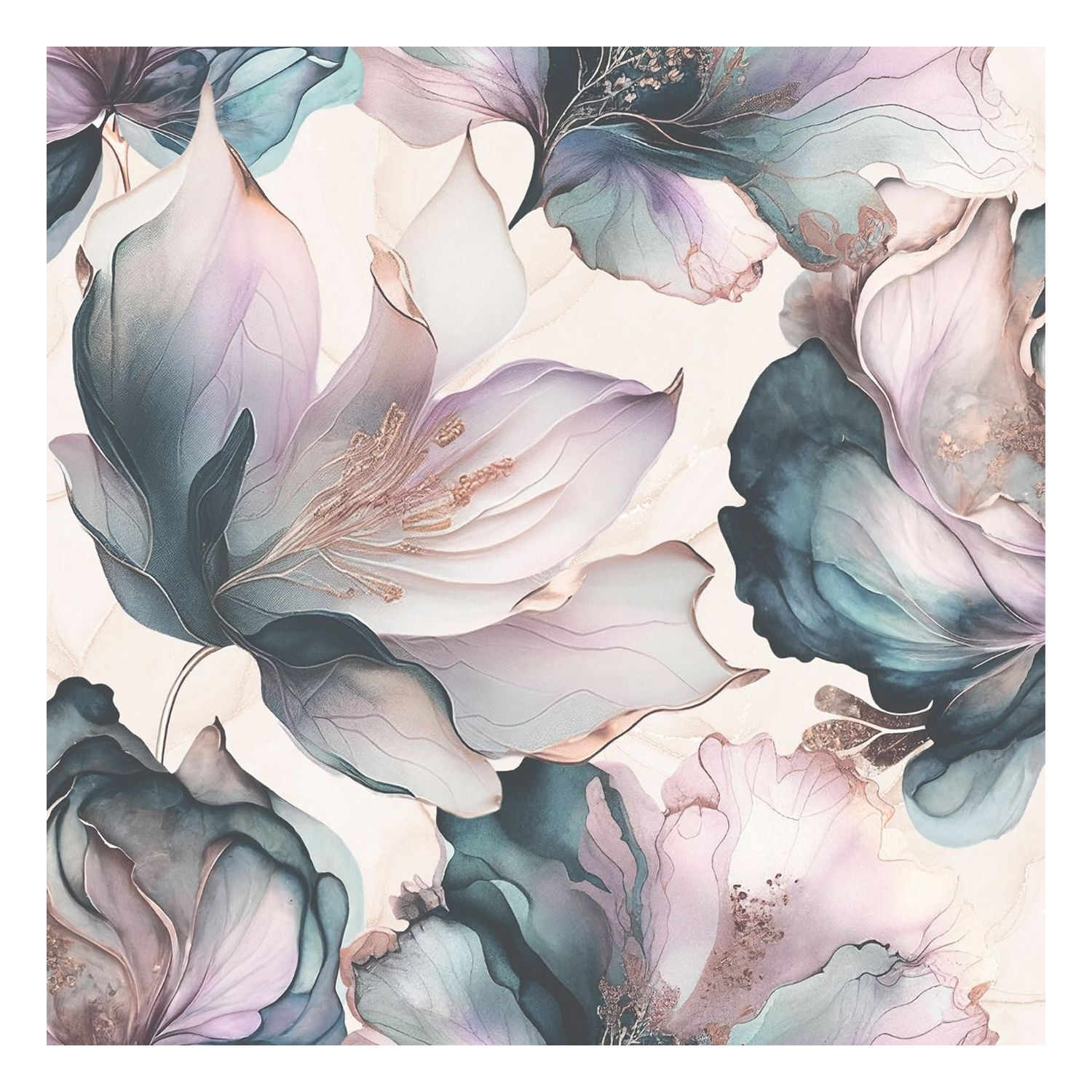 Rackhams Elysian Floral Wallpaper - Multicoloured - Multicoloured - 10M X 53Cm - 100% Paper - Image 3