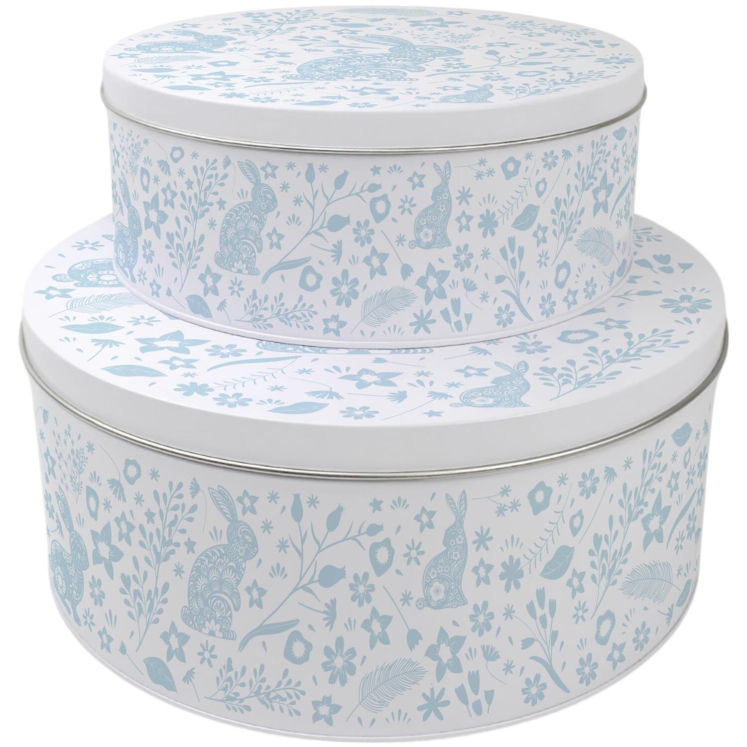 Image of Blue Wild Rabbits Cake Tin Set&hellip;