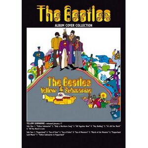 The Beatles Yellow Submarine Album Cover Postcard