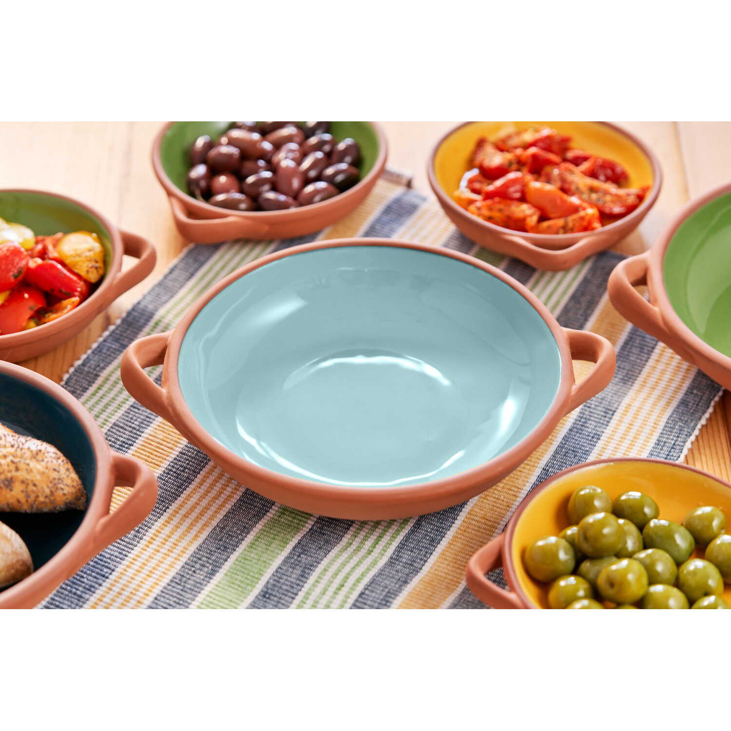 Image of Dexam Sintra Large Glazed Terracotta Tapas&hellip;