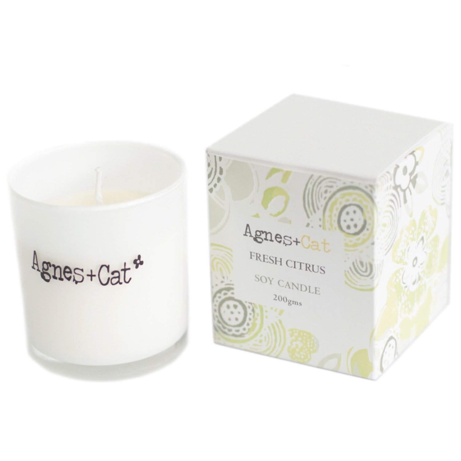  - Agnes And Cat Fresh Citrus Soy Votive Candle - Image 3