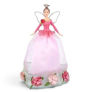 Luxury Rose Design Fairy Christmas Tree Topper