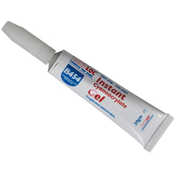 Bondloc B454 Thixotropic Non-Drip Gel Cyanoacrylate 20G