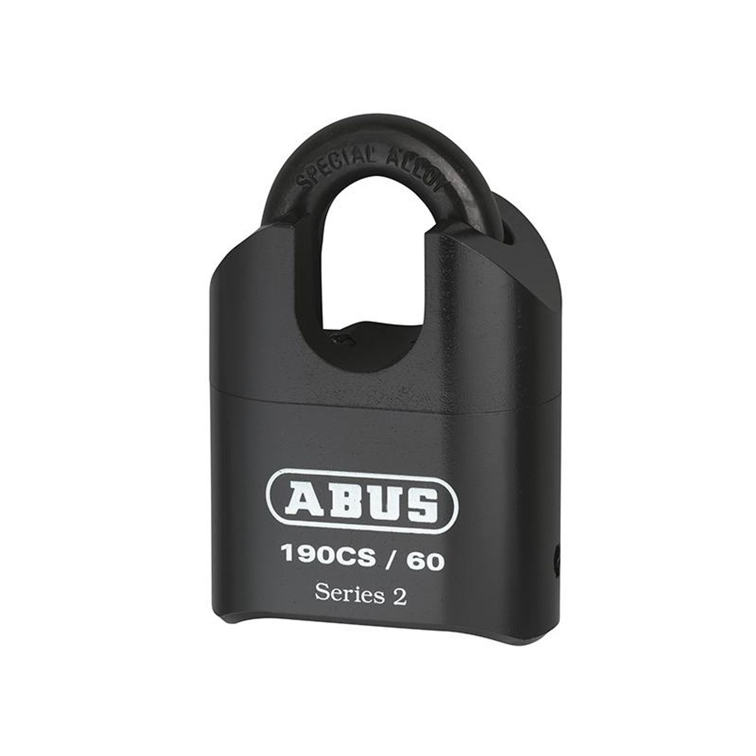 Rackhams Black 190/60 60Mm Heavy-Duty Combination Padlock Closed Shackle (4-Digit) Carded - Multi Colour - Image 3