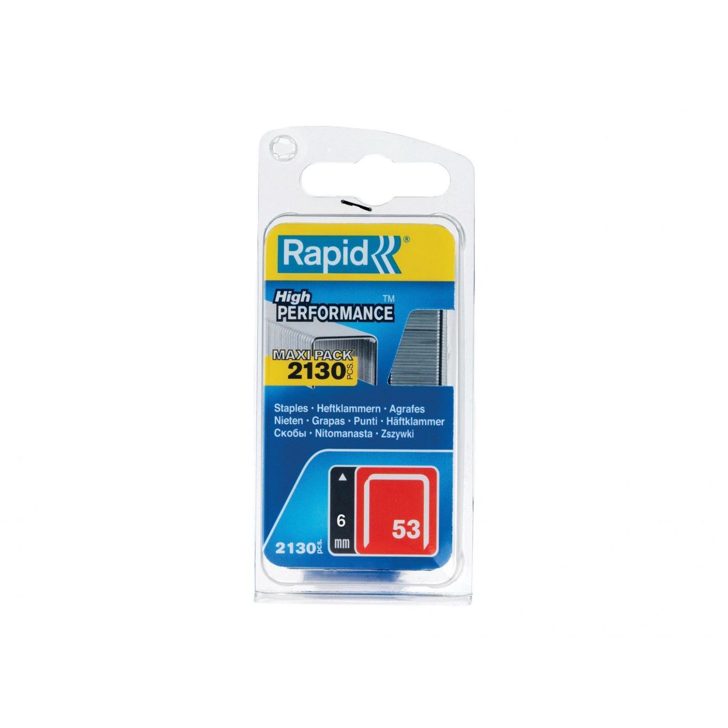 Rapid 53 Series Galvanised Staples G - Galvanised