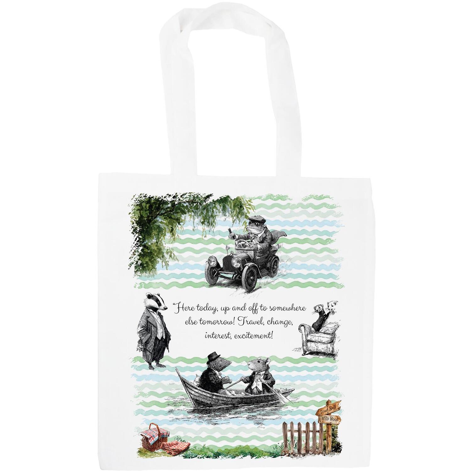 Wind in the Willows Tote Bag - Reusable Shopping Bag Classic Book Gifts - Image 2