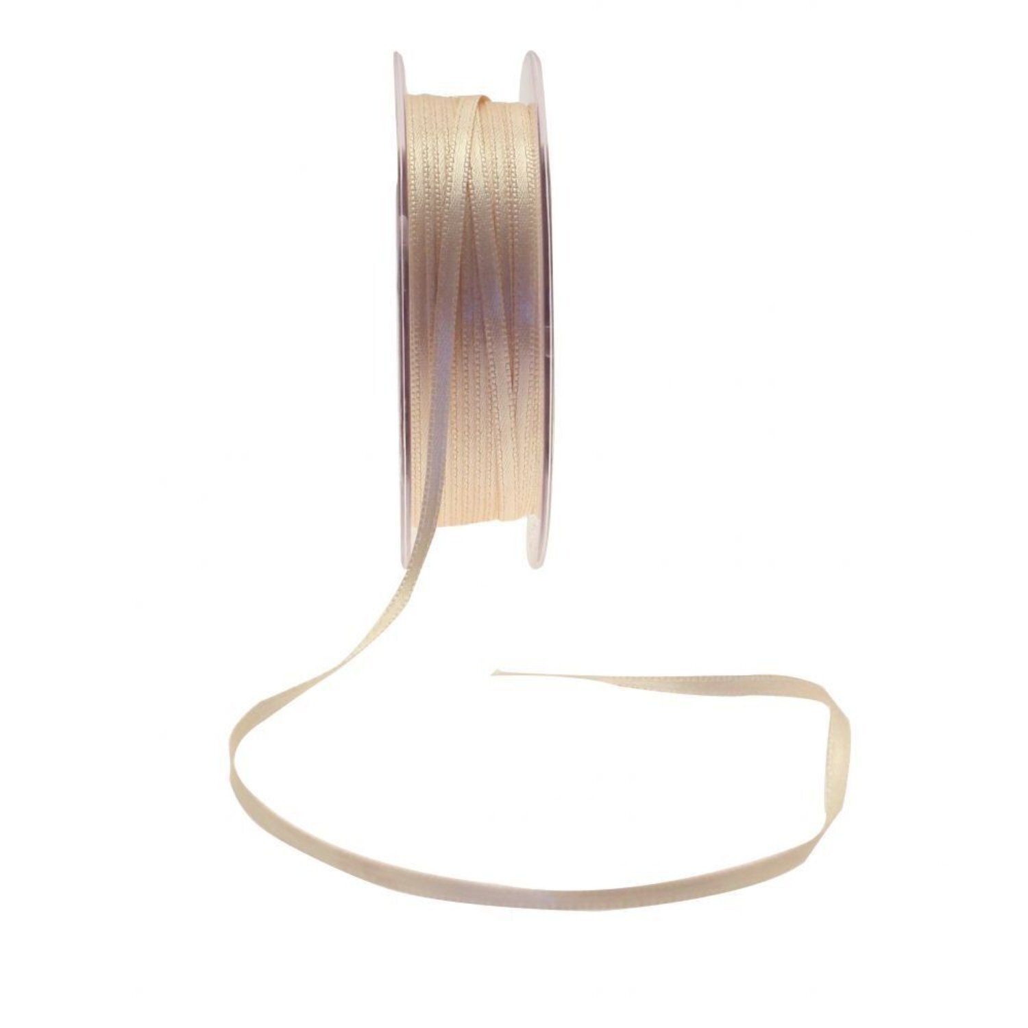 Kdmd Unisex Ivory 3Mm Oyster Satin Ribbon 3 Pack In - Image 2