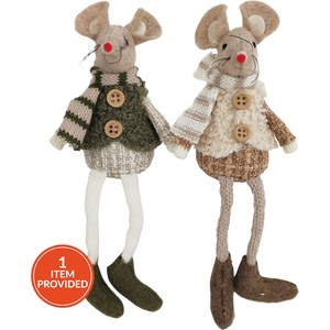 Hanging Mouse with Button Gilet