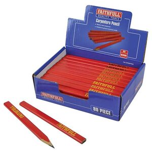 Faithfull Carpenter's Pencils Display