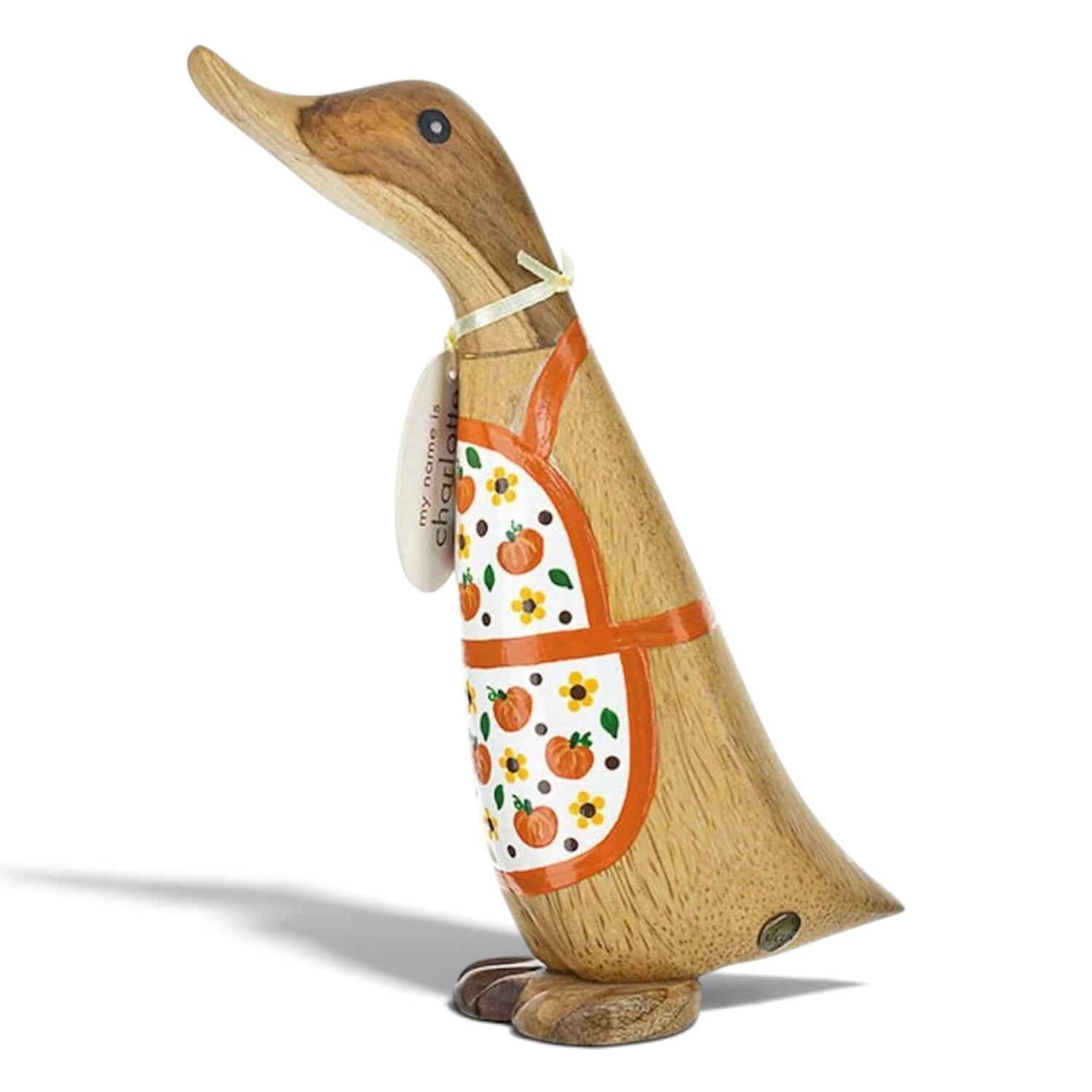 Autumn Home Decor DCUK Halloween Pumpkin Wooden Duckling - Image 2