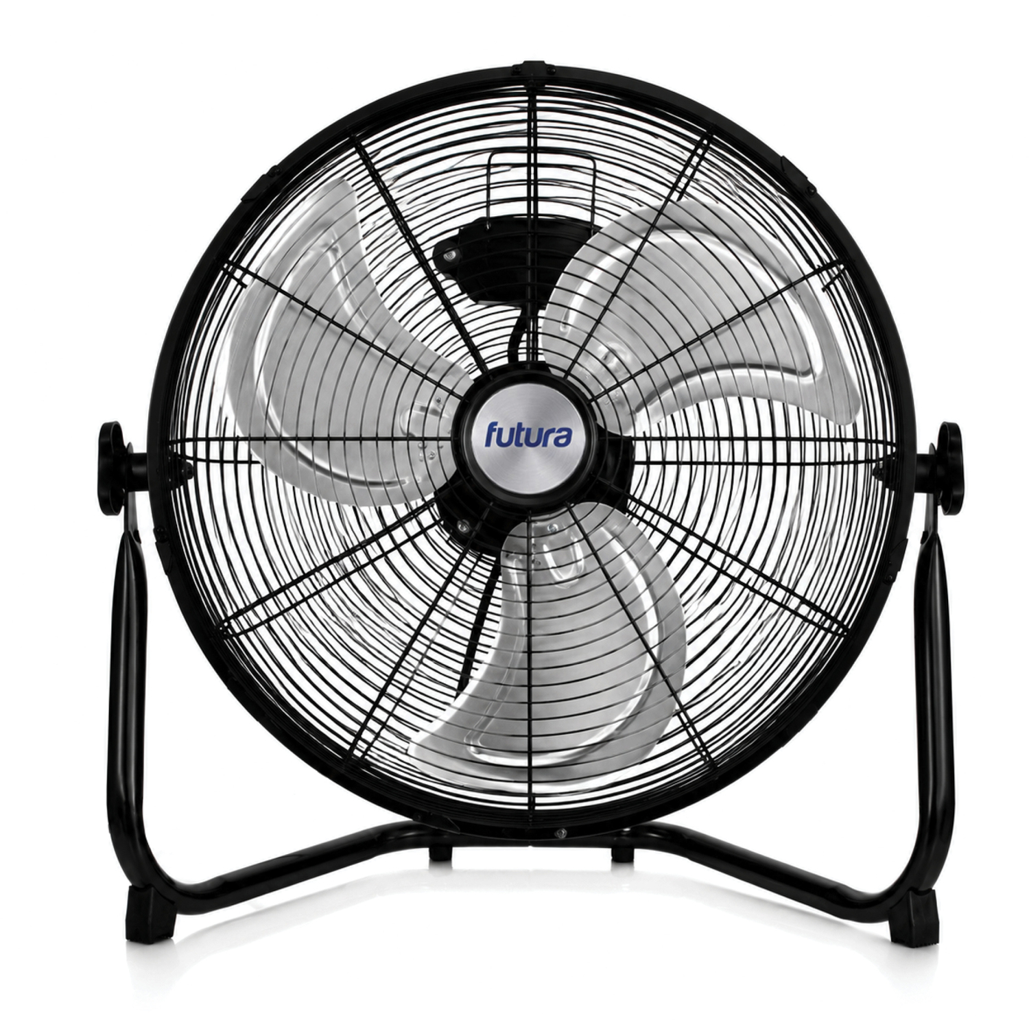 Futura 16 Inch Black Floor Fan - Black