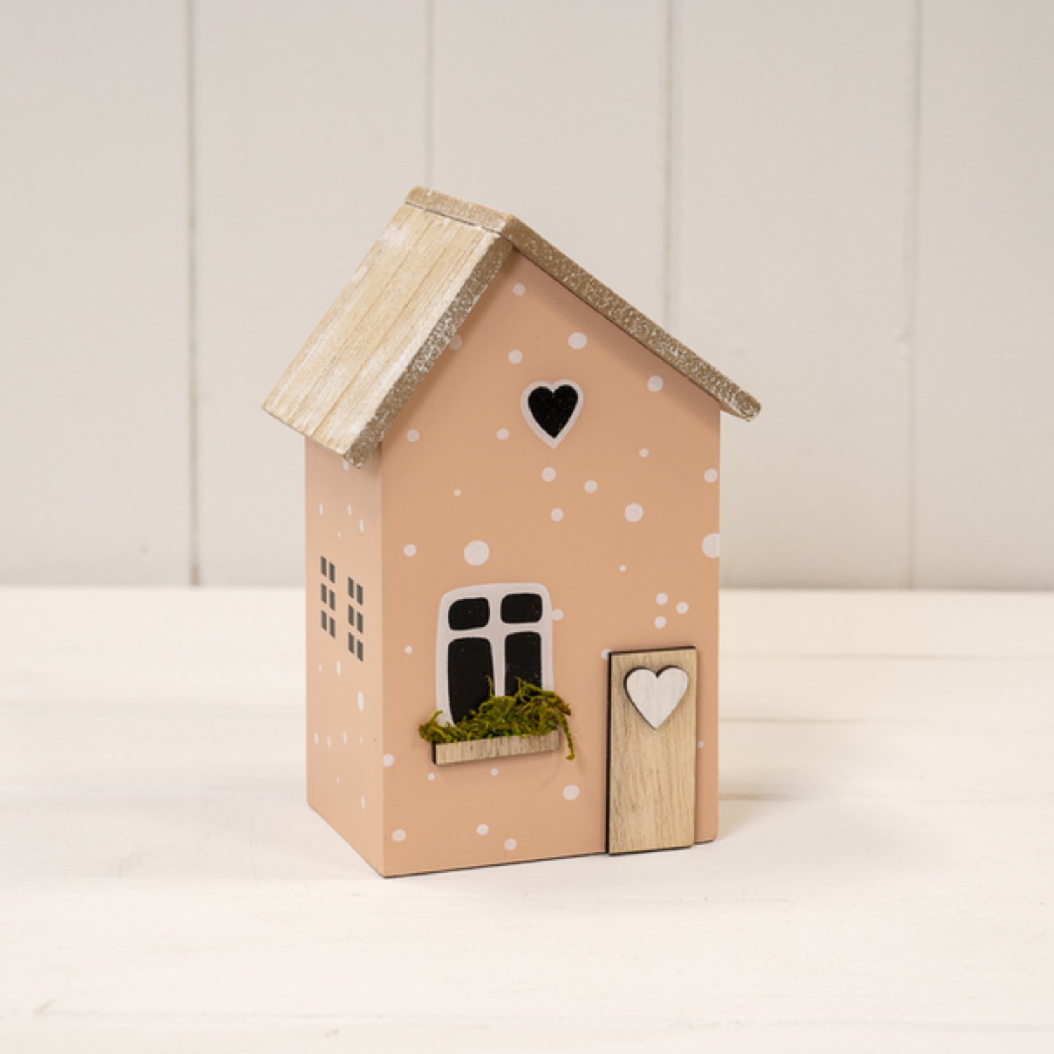 Kdmd Unisex Pink Wooden House Decoration - Image 2