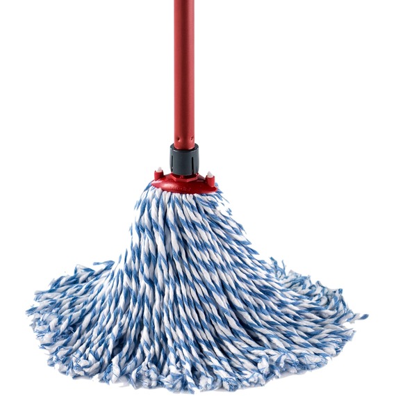 Vileda SuperMocio Microfibre & Cotton Mop System FH152291, lemon-shaped head.