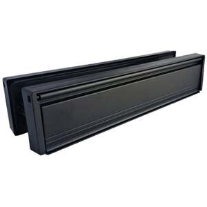 Black Door Letter Box