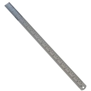 Stainless Steel Ruler - Silver / 50cm