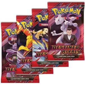 Pokemon Scarlet & Violet Destined Rivals Booster Pack - 4 Pack