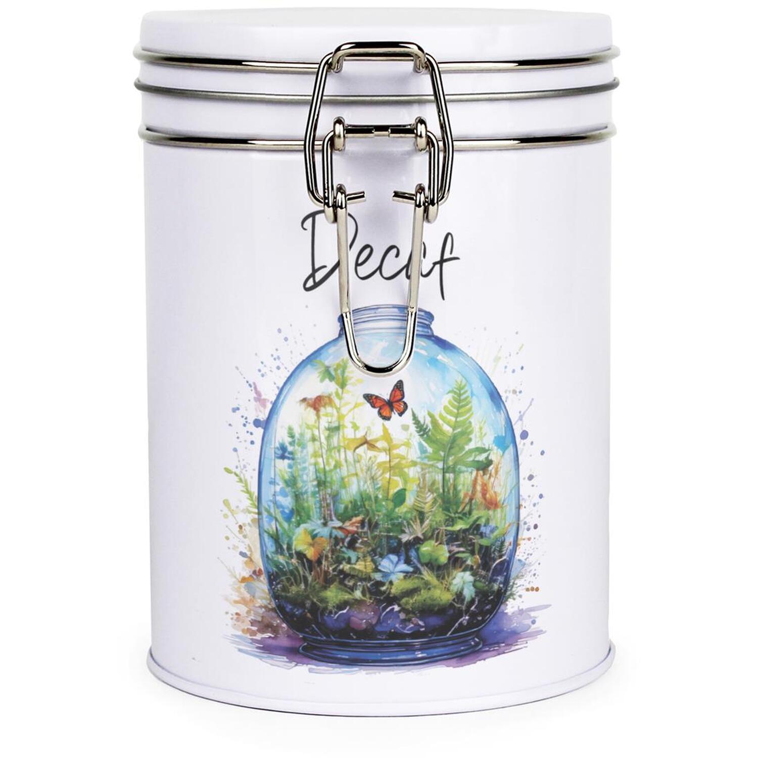 B&Q -  Plant Terrariums Clip-Lid Kitchen Storage CanisterDecaf - Image 3