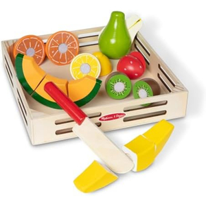 Melissa & Doug Wooden Fruit Cutting Play Set, MD-4021