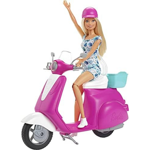Barbie Doll and Scooter Accessories Playset, GBK85