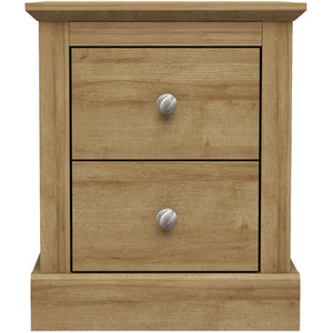 Devon 2 Drawer Bedside Cabinet