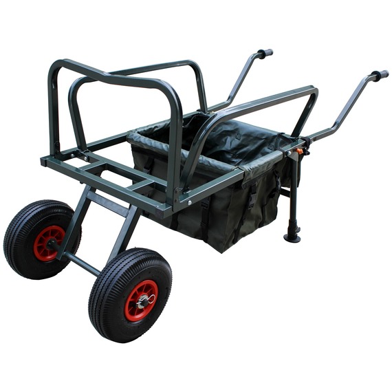 CARPZILLA Fishing Trolley with Bag and Adjustable Legs