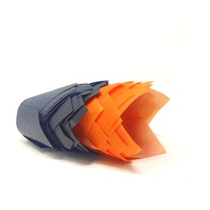 50 x Halloween Mixed Pack Tulip Muffin Wraps Black and Orange