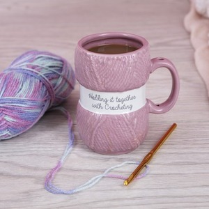 Crochet Mug 'Holding It Together'